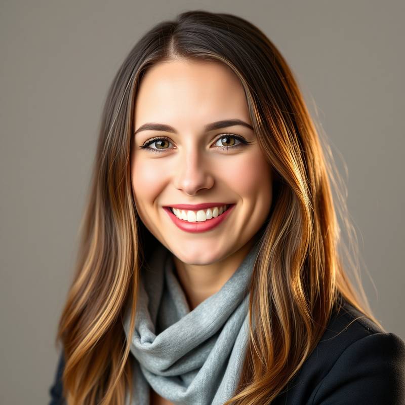 Instructor Emily Brown, smiling warmly in a professional headshot.